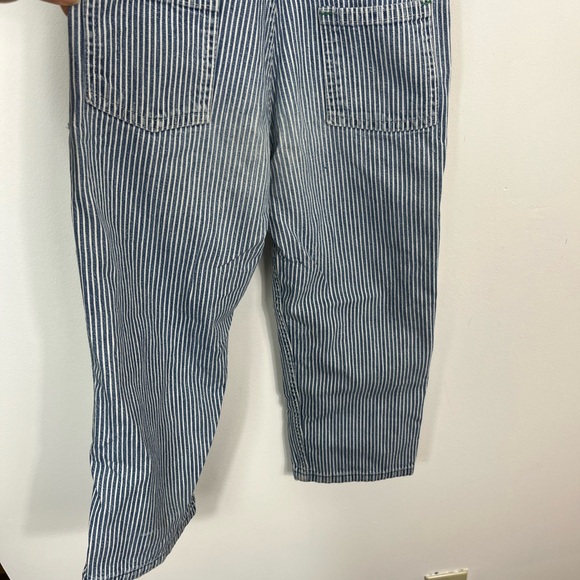 Vintage Oshkosh B’Gosh Hickory Striped Overalls Sz 10 - Picture 9 of 11